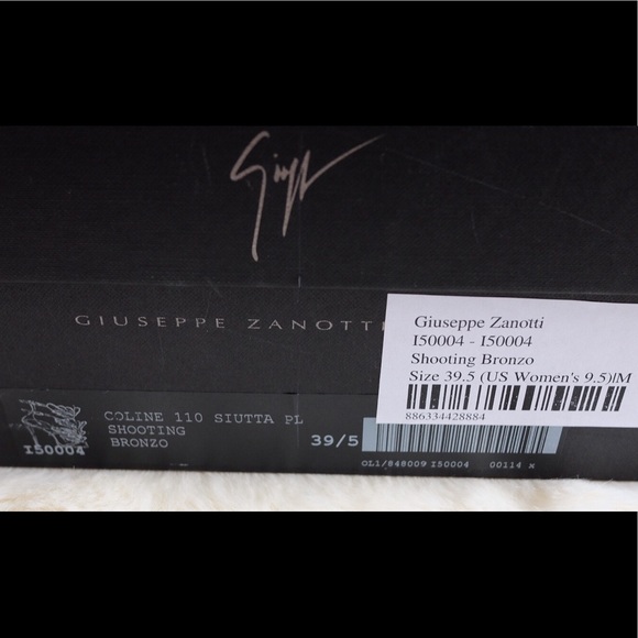 Giuseppe Coline Bronze Cruel Winged Heels 39.5 - Picture 7 of 8